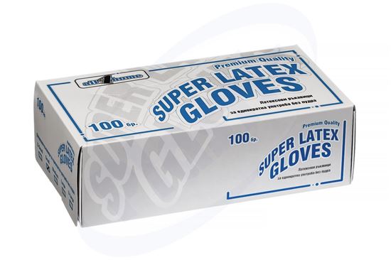 Снимка на Ръкавици ЛАТЕКС БЕЗ ТАЛК L 10х100 бр./к.