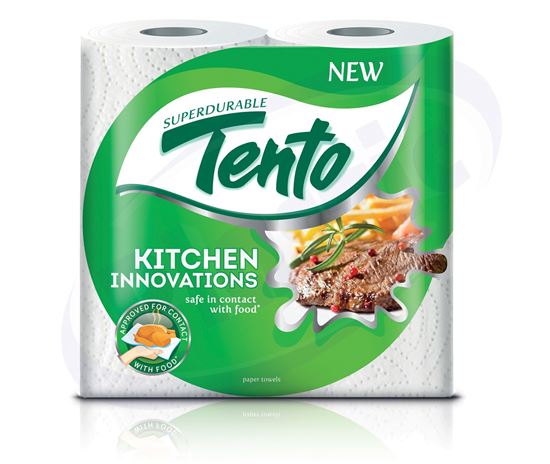 Picture of Kitchen roll TENTO INNOVATION 2 pcs., 3 pl., 12 pack./bag