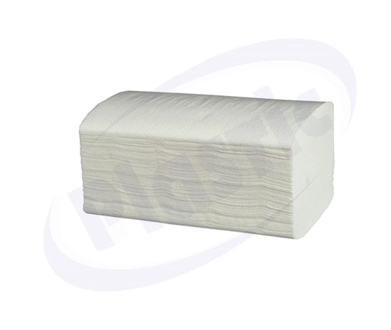 Снимка на Кърпи за ръце цел., 2 пл., Z 21 см./22.5 см.,  200 бр./пак.,  20 пак./кашон С