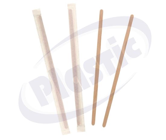 Снимка на ФЛ Бъркалки дървени ед. опаковани 110мм 20х500бр.