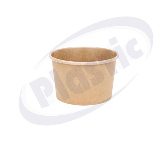 Снимка на Картонена купа 8 oz КРАФТ PSB-8В Ф96 286 мл., 20х25 бр./кашон