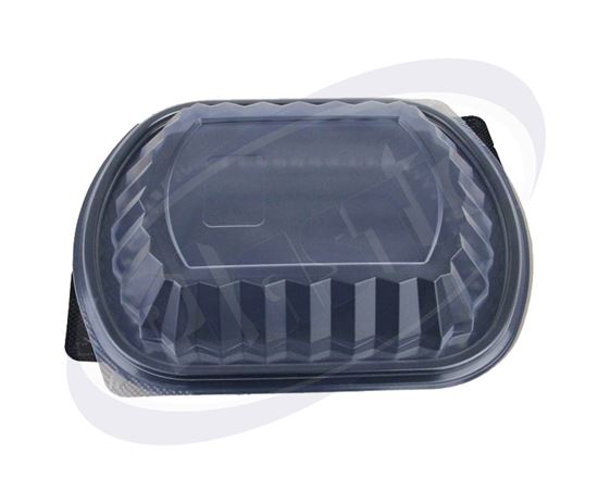 Picture of Rectangular box BLACK with lid PP 200/240 250 pcs./box OZ