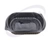 Picture of Rectangular box BLACK with lid PP 200/240 250 pcs./box OZ