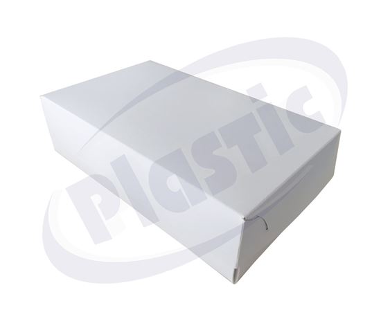 Picture of Cardboard box laminated SILVER 290x175x80, 100 pcs. / St.