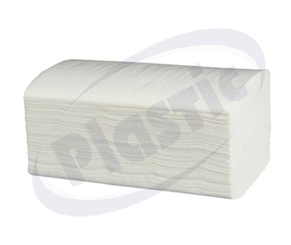 Снимка на Кърпи за ръце цел., 2 пл., V 21 см./25 см., 150 бр./пак., 20 пак./кашон С