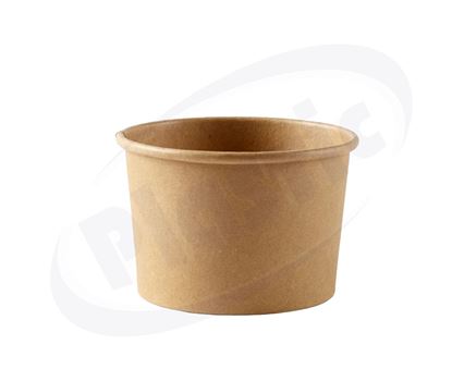 Снимка на Картонена купа за супа 16oz КРАФТ дизайн 40х25бр С