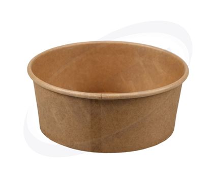 Снимка на Картонена купа за салата 38 oz КРАФТ 100% Н-1300В 6х50 бр./кашон, ф185/60 мм.