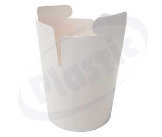 Снимка на Картонена кутия за храна 26oz бяла 750мл 10х50бр