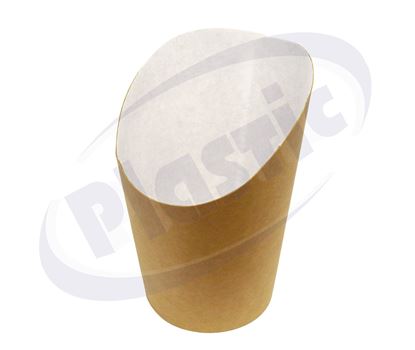 Снимка на Картонена опаковка за картофи 16 oz КРАФТ 24х55 бр./кашон