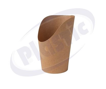 Снимка на Картонена опаковка за картофи средни 16 oz КРАФТ/ КРАФТ 24х55 бр./кашон ТП