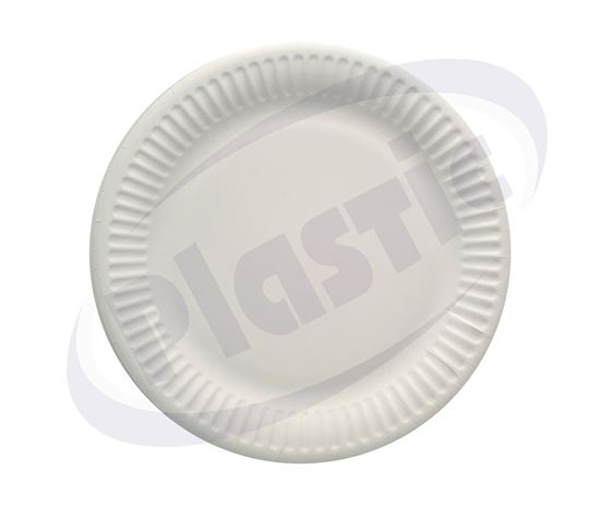 Picture of Eco cardboard plates F220 mm. ECONOMY 12x50 pcs./box. MM.