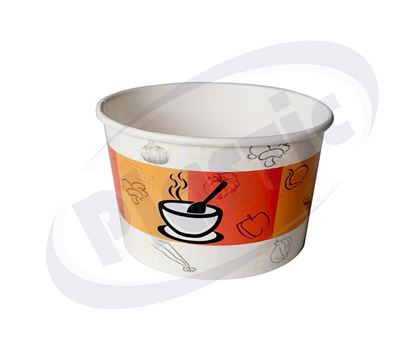 Снимка на Картонена купа за супа 16oz 20х50бр./каш Каре