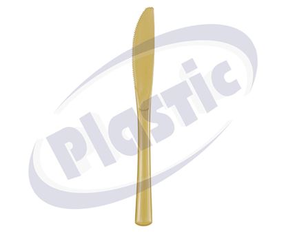 Снимка на ГП Ножове  Party style, злато, 8991-020PS, 20 бр., 25 пак/каш. ДИ1