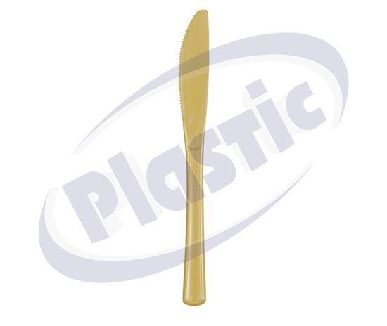 Снимка на ГП Ножове  Party style, злато, 8991-020PS, 20 бр., 25 пак/каш. ДИ1