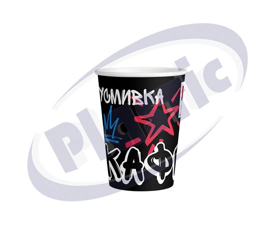 Снимка на Картонени чаши 7oz МИКС ф70 30х100бр