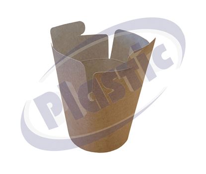 Снимка на Картонена кутия за храна 26oz 750мл КРАФТ 10х50бр/кашон
