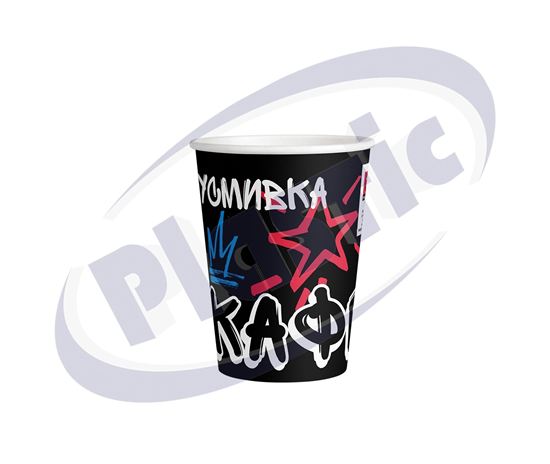 Снимка на Картонени чаши 7oz МИКС ф70 30х50бр Л