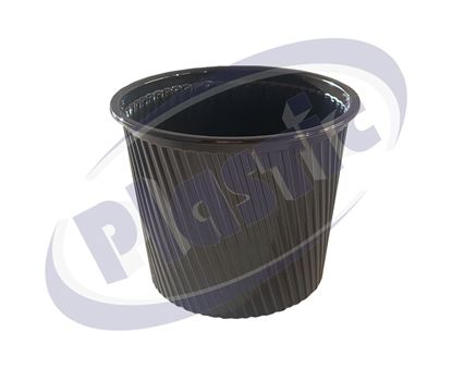 Снимка на СП купа за супа 16oz черна, оребрена 10х50бр НОВА