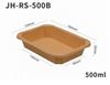 Снимка на Картонена правоълна купа 500мл КРАФТ JH-RS-500B 184/134/32 6x50бр