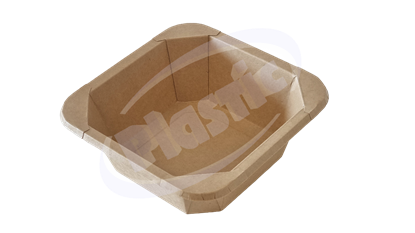 Снимка на Картонена квадратна купа 750 мл КРАФТ JH-S-750B 152/152/54 6x50бр