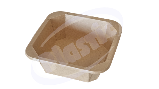 Снимка на Картонена квадратна купа 1200 мл КРАФТ JH-S-1200B 178/178/60 6x50бр