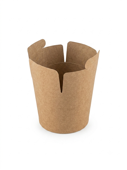 Снимка на Картонена кутия за храна 26 oz 750мл КРАФТ 10х50бр/кашон П